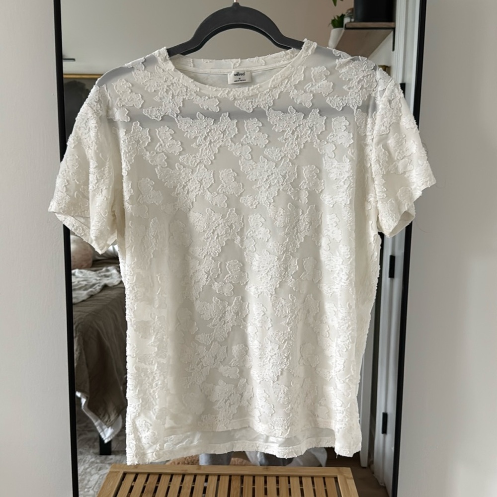 Aritzia Wilfred Sheer Top